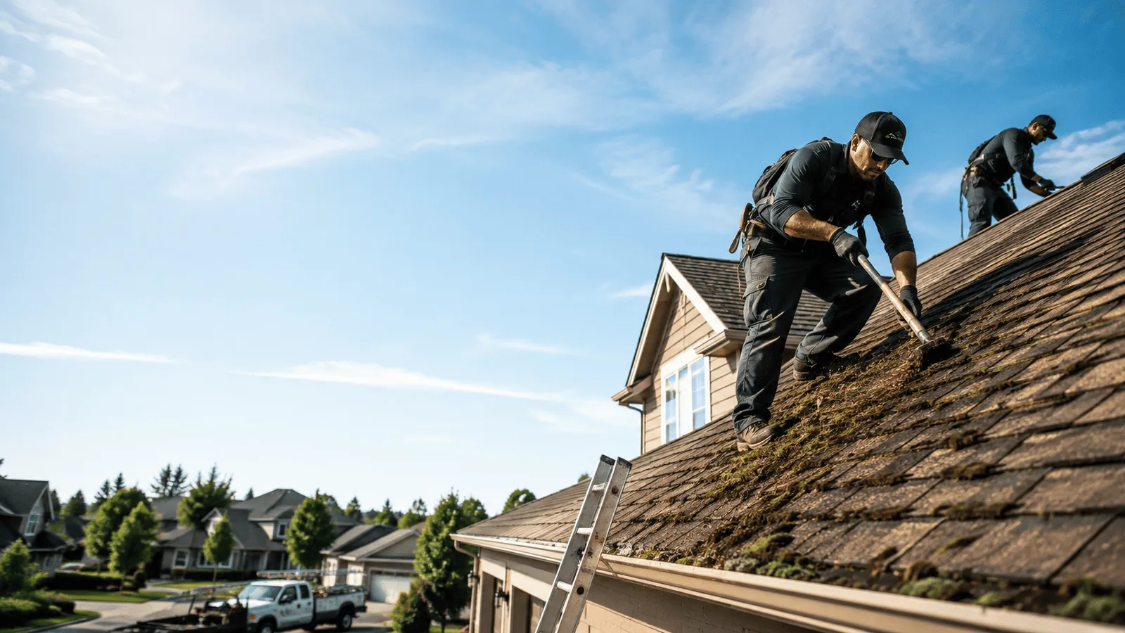 Roof Moss Removal in Wolflake, IN near me